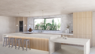 Resa Estates Ibiza for sale te koop can Furnet zicht op zee te koop kitchen.jpeg